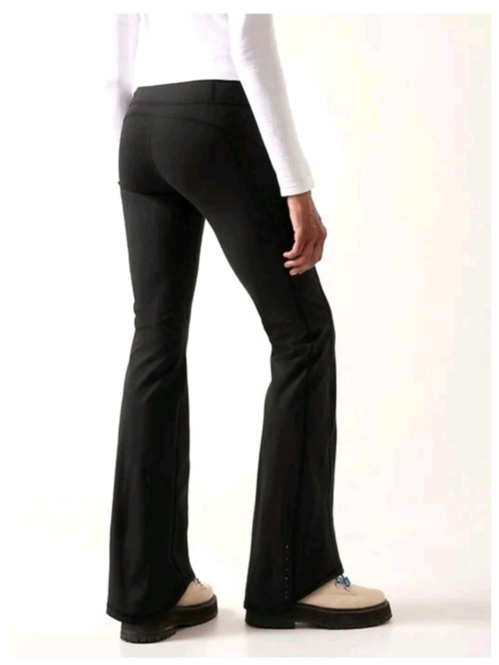 Athleta Rainier Bootcut high rise Pants S Black sporty activewear - Picture 9 of 9